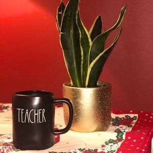 Black teacher mug
